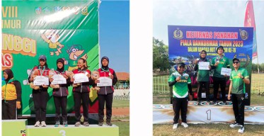 Mahasiswi UNTAG Surabaya Sabet Empat Medali di Cabor Panahan