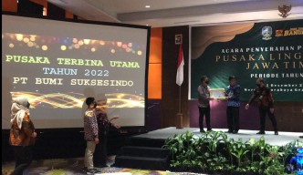 PT Bumi Suksesindo Mendapat Penghargaan Pusaka Terbina Utama