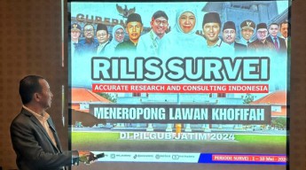 Simulasi Pilgub Jatim ARCI: Khofifah-Emil Tembus 60,8%