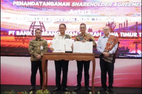 Sah Ber-KUB, Bank Jatim dan Bank NTT Teken SHA