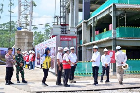 Tinjau Progres Pembangunan Hotel Nusantara, Presiden: Akan Selesai Sebelum Agustus 2024