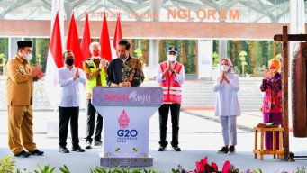 Presiden Jokowi Resmikan Bandara Ngloram di Blora