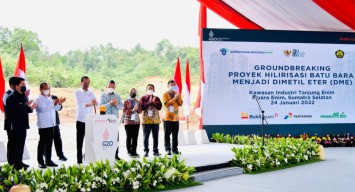 Jokowi : Hilirisasi Batu Bara Jadi DME Bisa Tekan Impor Elpiji