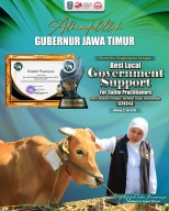 Gubernur Khofifah Raih Penghargaan Best Local Government Support For Cattle Practitioners Dari IDHSI