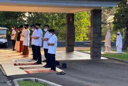 Presiden Salat Idul Adha di Istana Bogor