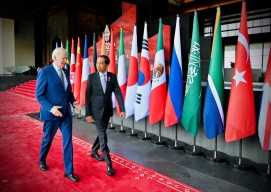 Presiden Jokowi Lakukan Pertemuan dengan Presiden AS Joe Biden