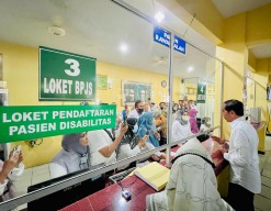 Presiden Jokowi Cek Pelayanan BPJS Kesehatan di Kota Pekanbaru
