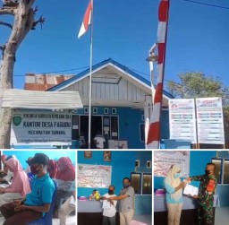 Pemdes Fagudu Serahkan BLT Tahap II