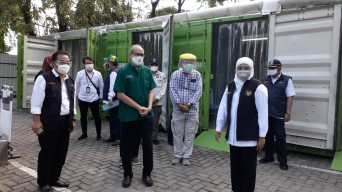 RSUD dr. Soetomo Sulap Kontainer Menjadi Triage Pasien Covid-19