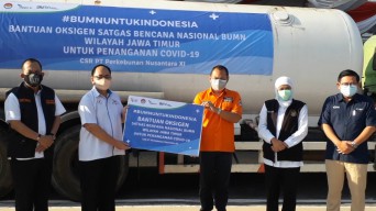 PTPN XI Salurkan Oksigen Untuk Rumah Sakit di Jawa Timur