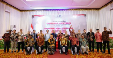 Gubernur Khofifah Silaturahmi dengan Masyarakat Jatim di Aceh