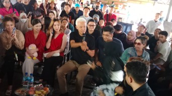 Ratusan Anak Muda Jatim Bersatu Sambut Calon Presiden Ganjar Pranowo