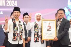 Khofifah-Emil Dapatkan Nomor Urut 2 dalam Pilgub Jatim 2024, Simbol Optimisme dan Keberlanjutan