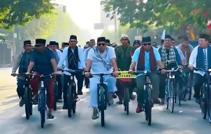 Nggowes Hari Santri Warnai Kota Mojokerto dengan Semangat Kebersamaan