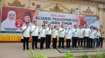Aliansi Transportasi Jawa Timur Deklarasikan Dukungan Penuh untuk Khofifah-Emil di Pilgub 2024