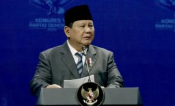 Prabowo Hadiri Penutupan Kongres VI Partai Demokrat, Tekankan Persatuan dan Cinta Tanah Air