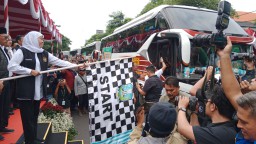 Pemprov Jatim Berangkatkan 4.008 Pemudik dengan 102 Bus