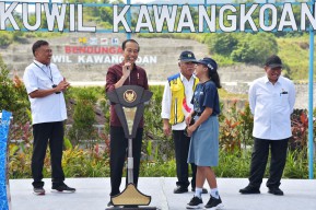 Presiden Jokowi Resmikan Bendungan Kuwil Kawangkoan di Minahasa Utara
