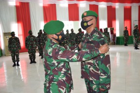 Danrem 151/Binaiya Pimpin Kenaikan Pangkat Perwira hingga Bintara