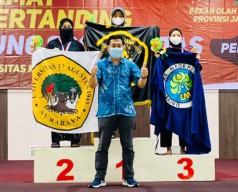 Pesilat Untag Surabaya Raih Medali Perak di Pomprov 2022