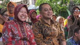 Risma: Eri Cahyadi Ikut Rancang Pembangunan Kota Surabaya