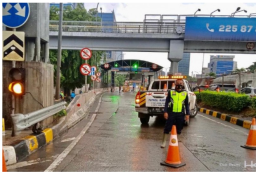 Gerbang Tol JORR-S Ditutup Sementara karena Banjir