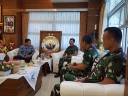 Warek 3 UHT Lakukan Kunjungan Kerja ke Panglima Koarmada II