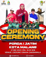 Festival Olahraga Masyarakat Pertama Jatim Akan Digelar di Malang
