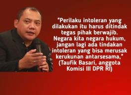 DPR Minta Aparat Kepolisian Mengusut kasus Perusakan Masjid