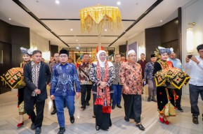 Gubernur Khofifah : Jadi Momen Silaturahmi Sekaligus Penguatan Program Antar Kedua Daerah