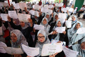 Ikut Program Tahara, Para Pelaku UMKM Jahit Benang Emas Hasilkan Rp65 juta untuk THR Lebaran