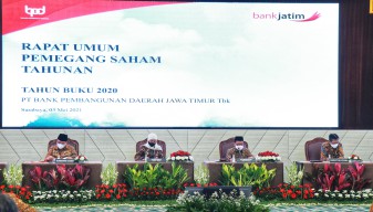 Gubernur Khofifah Sampaikan Terima Kasih kepada Bank Jatim