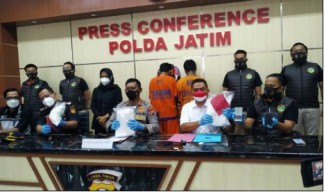 Ditresnarkoba Polda Jatim Berhasil Amankan 6 Kilogram Sabu
