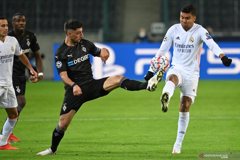 Real Madrid Bermain Imbang 2-2 di Kandang  Moenchengladbach