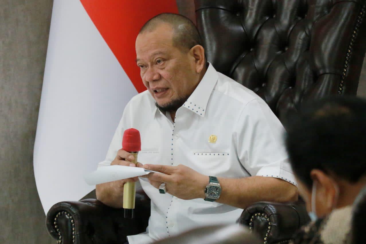  Ketua DPD RI AA LaNyalla Mahmud Mattalitti. ant