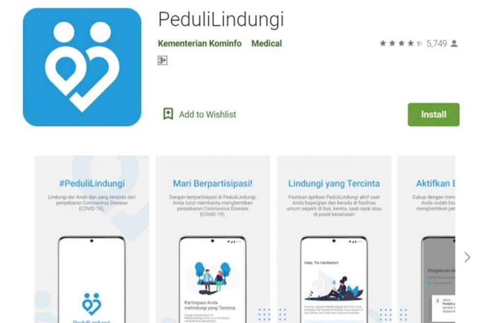 Kominfo Tambah Fitur PeduliLindungi