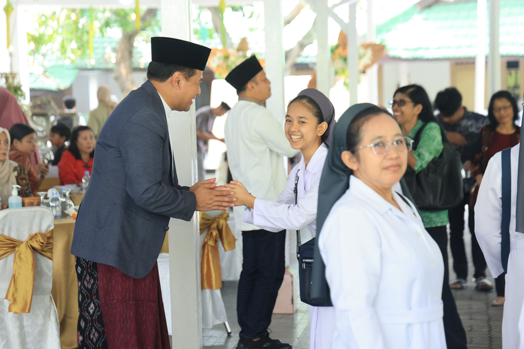 Momen Pertama Pj Wali Kota Nurkholis Gelar Open House di Rumjab