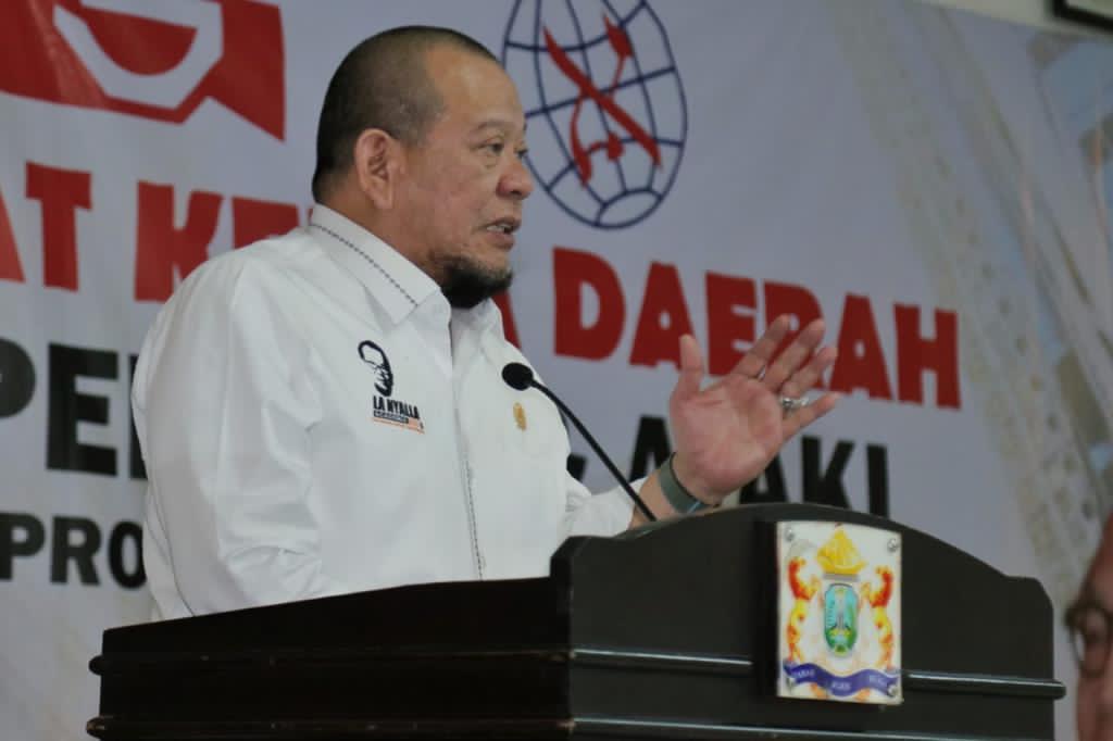Ketua DPD RI LaNyalla Mahmud Mattalitti . ist