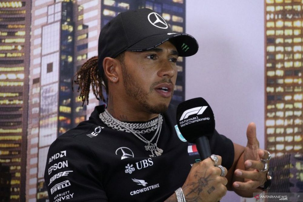 Juara dunia Formula 1 enam kali Lewis Hamilton. ANTARA