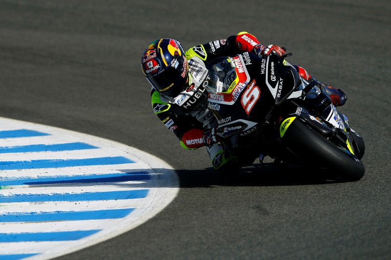 Pebalap tim Esponsorama Racing Johann Zarco (Reuters/Marcelo Del Pozo)

