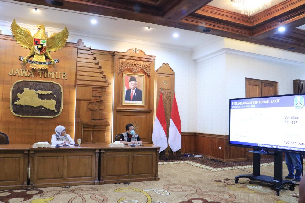 Gubernur Jawa Timur Khofifah Indar Parawansa (Foto: HMP/Prasetyo)