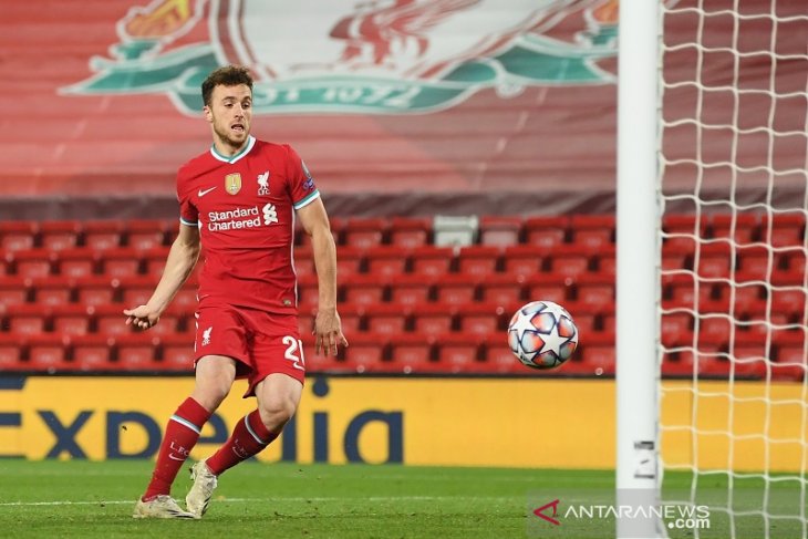 Penyerang Liverpool Diogo Jota. Ant