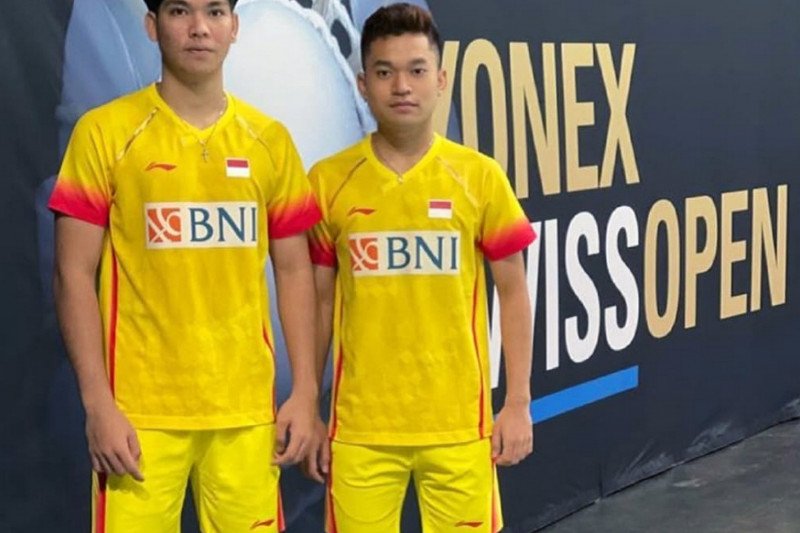 Pasangan Leo Rolly Carnando/Daniel Marthin menumbangkan unggulan kedelapan asal Inggris Ben Lane/Sean Vendy di babak kedua Swiss Open 2021 di Basel, Kamis. (dokumentasi PP PBSI)