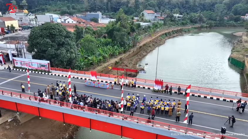Presiden Jokowi Resmikan Sejumlah Infrastruktur di Jawa Barat untuk Tingkatkan Konektivitas