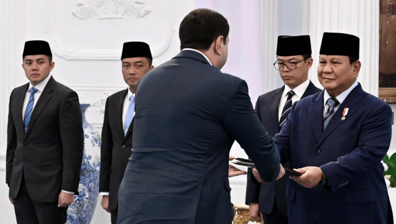 Presiden Prabowo Terima Surat Kepercayaan Delapan Duta Besar Negara Sahabat di Istana Merdeka, Jakarta, pada Selasa, 6 Mei 2025 Foto: BPMI Setpres/Cahyo
