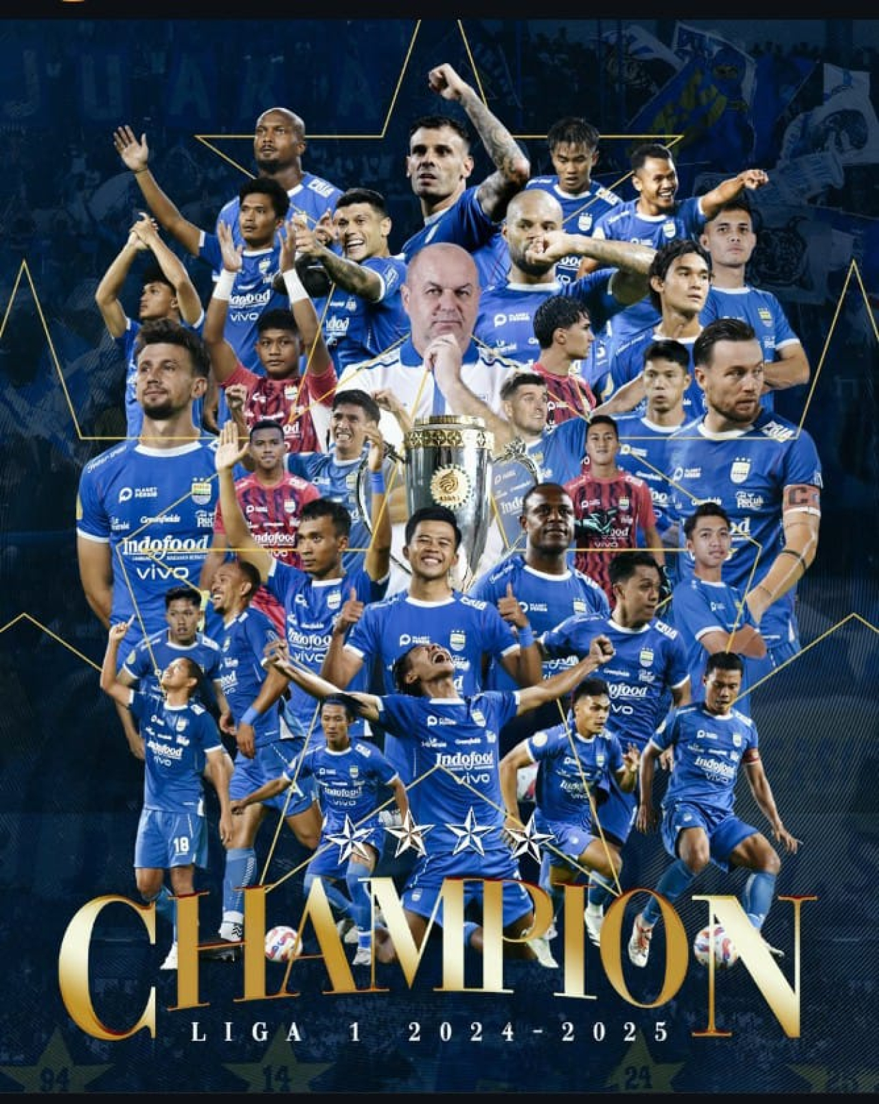PERSIB Bandung  juara Liga 1 musim 2024/2025