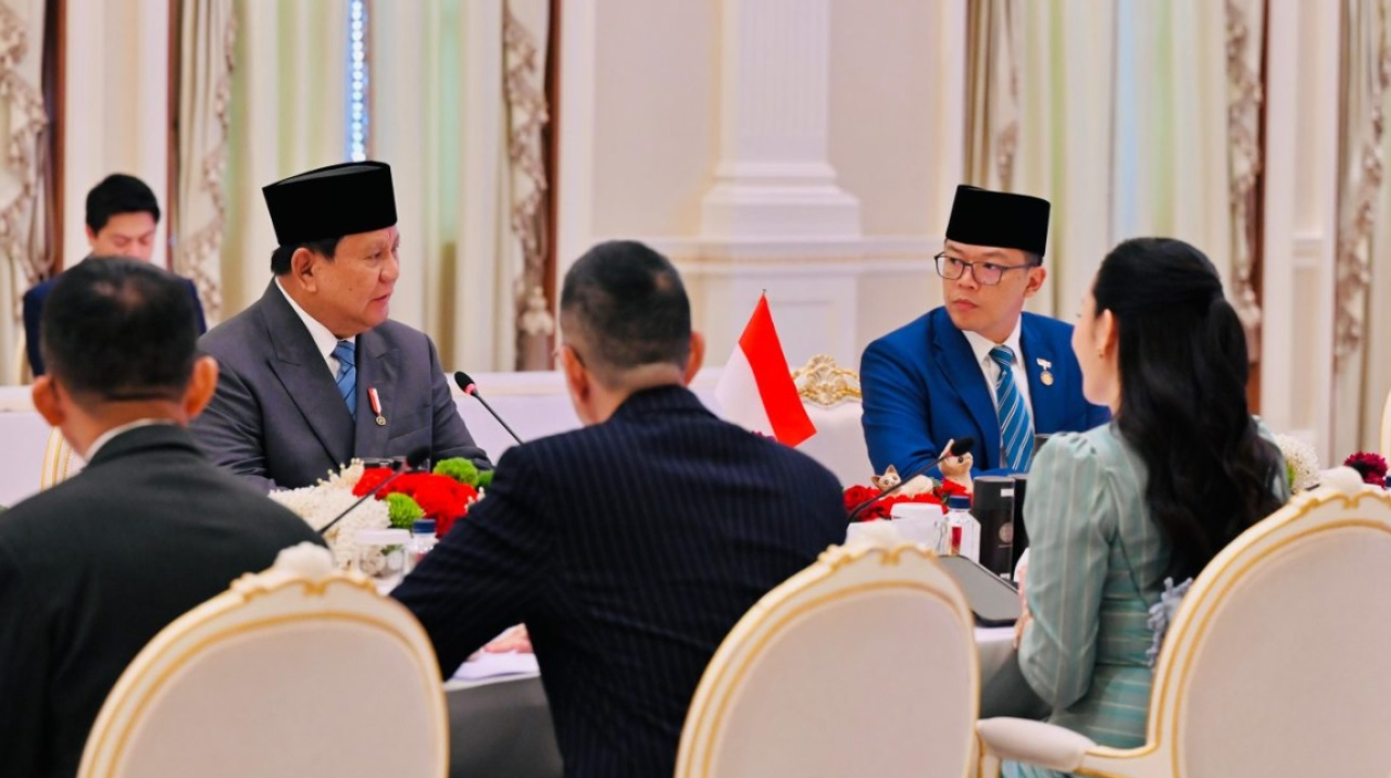 Presiden Republik Indonesia Prabowo Subianto menerima sambutan resmi penuh kehormatan dari Perdana Menteri Thailand, Paetongtarn Shinawatra, Government House Thailand, pada Senin, 19 Mei 2025. Foto: BPMI Setpres/Laily Rachev