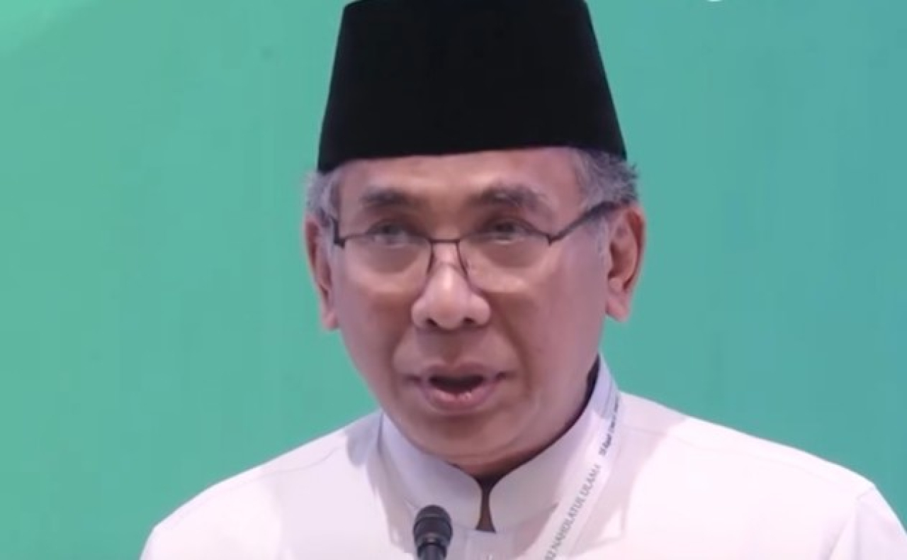 Ketua Umum Pengurus Besar Nahdlatul Ulama (PBNU) Yahya Cholil Staquf