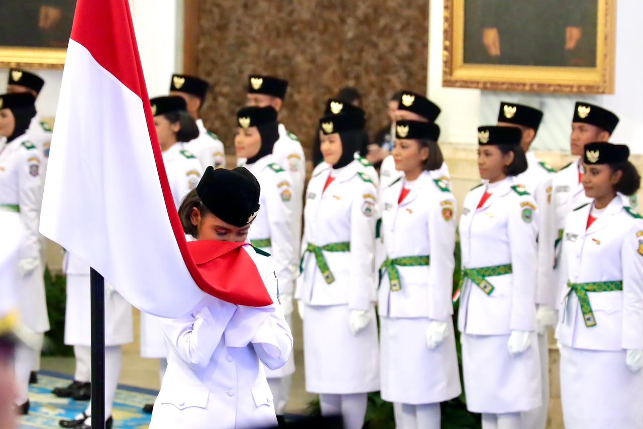 76 Putra-Putri Terbaik Nusantara Dikukuhkan Jadi Paskibraka Tingkat Pusat
