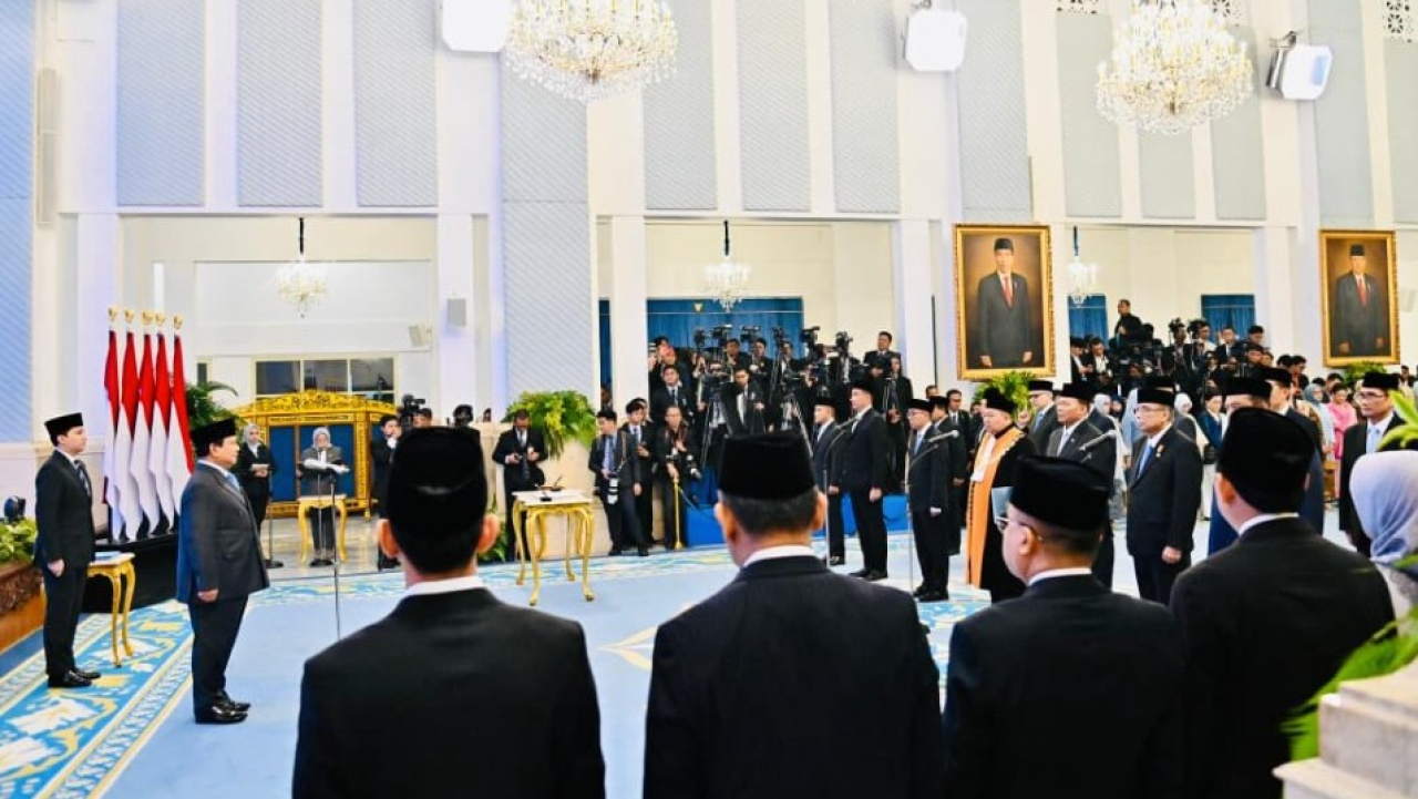 Prabowo Resmi Lantik Sejumlah Kepala Badan Strategis di Istana Negara